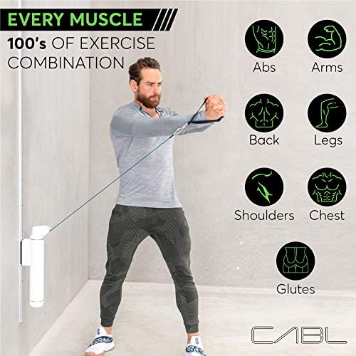 CABLfit Pulley System for Exercise Functional Trainer for Pilates and