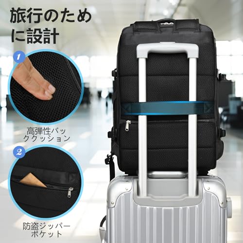 SGEARZOYO 拡張可能な大型トラベルバックパック の商品画像 5