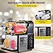 VEVOR Commercial Slushy Machine, 3Lx2Tank Slushie Machine, 370W Frozen Drink Machine with Temperature Preservation, Slushy Maker Machine for Supermarkets Cafes Restaurants Bars, Black