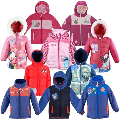 Veste Parka Fille Rose Stitch Cover