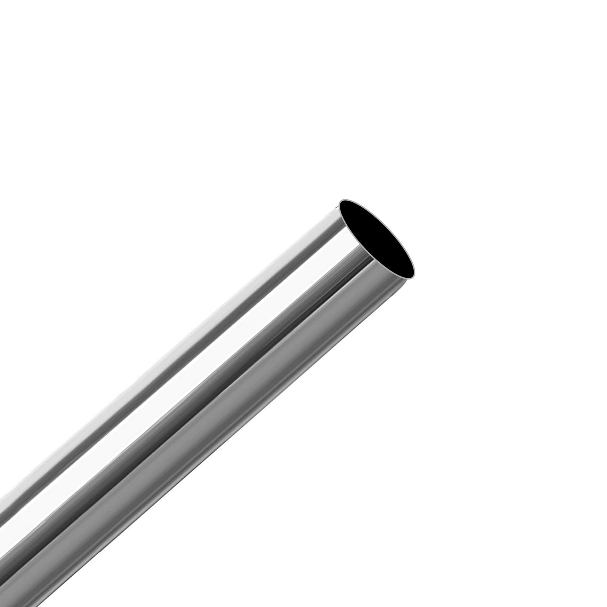 RAB Curtain pipe stainless steel for home, door, windows (Glossy Pipe, 25 mm diameter, Size-5 FT, Pack of 1 PCS)