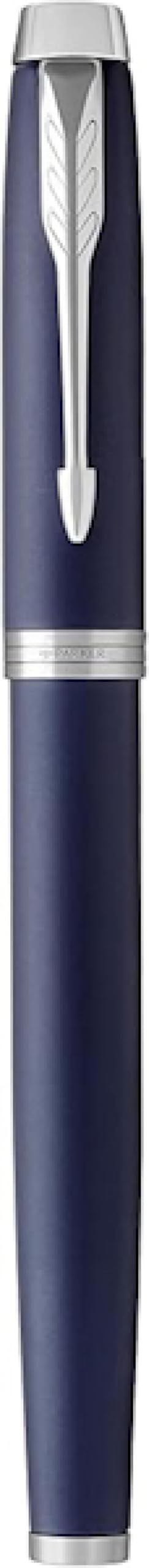 Parker IM Bolígrafo Roller | Punto fino | color azul mate | tinta negra | en estuche de regalo