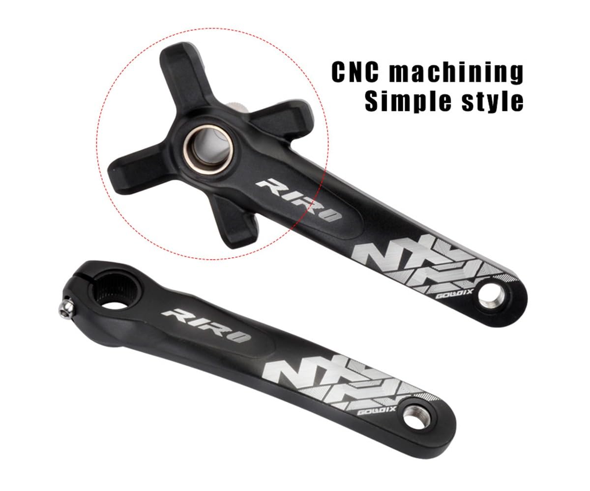 IBOWZ Bike Guarnitura, Guarnitura Integrata Cava Per Bici Da Strada 50-34T 52-36T 53-39T Guarniture A Doppia Corona GXP 170mm Set Di Pedivelle In Lega Di Alluminio Con Movimento Centrale