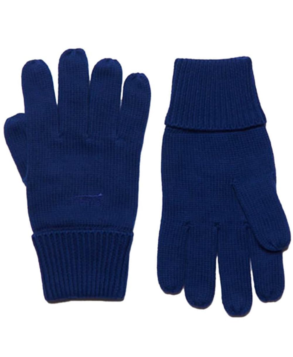 Superdry Mens Vintage Logo Gloves Bright Blue