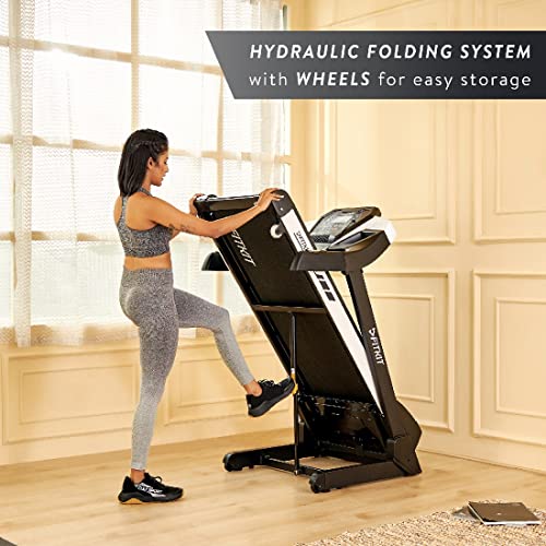 Image of Fitkit by Cult FT200S 4.5HP Peak Treadmill (Max Weight: 110Kg, Auto Incline, Max Speed 16km /hr) for Home Gym Fitness with 1 Year Warranty,Black