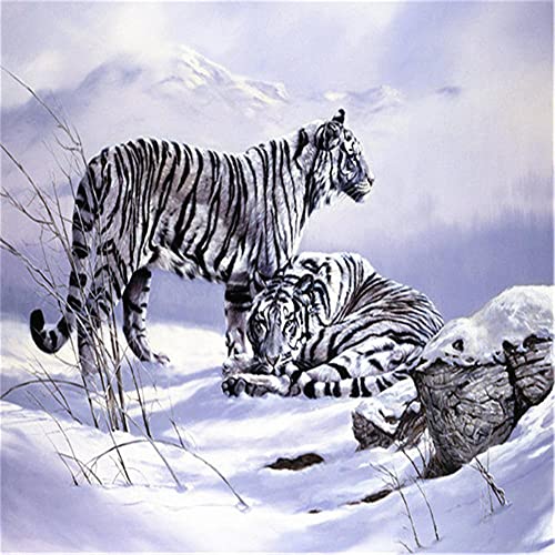 5000ピースの大人のためのパズルホワイトタイガー リラクゼーション瞑想レジャーのための理想的な教育ゲーム 子供大人のための 印刷の工芸品