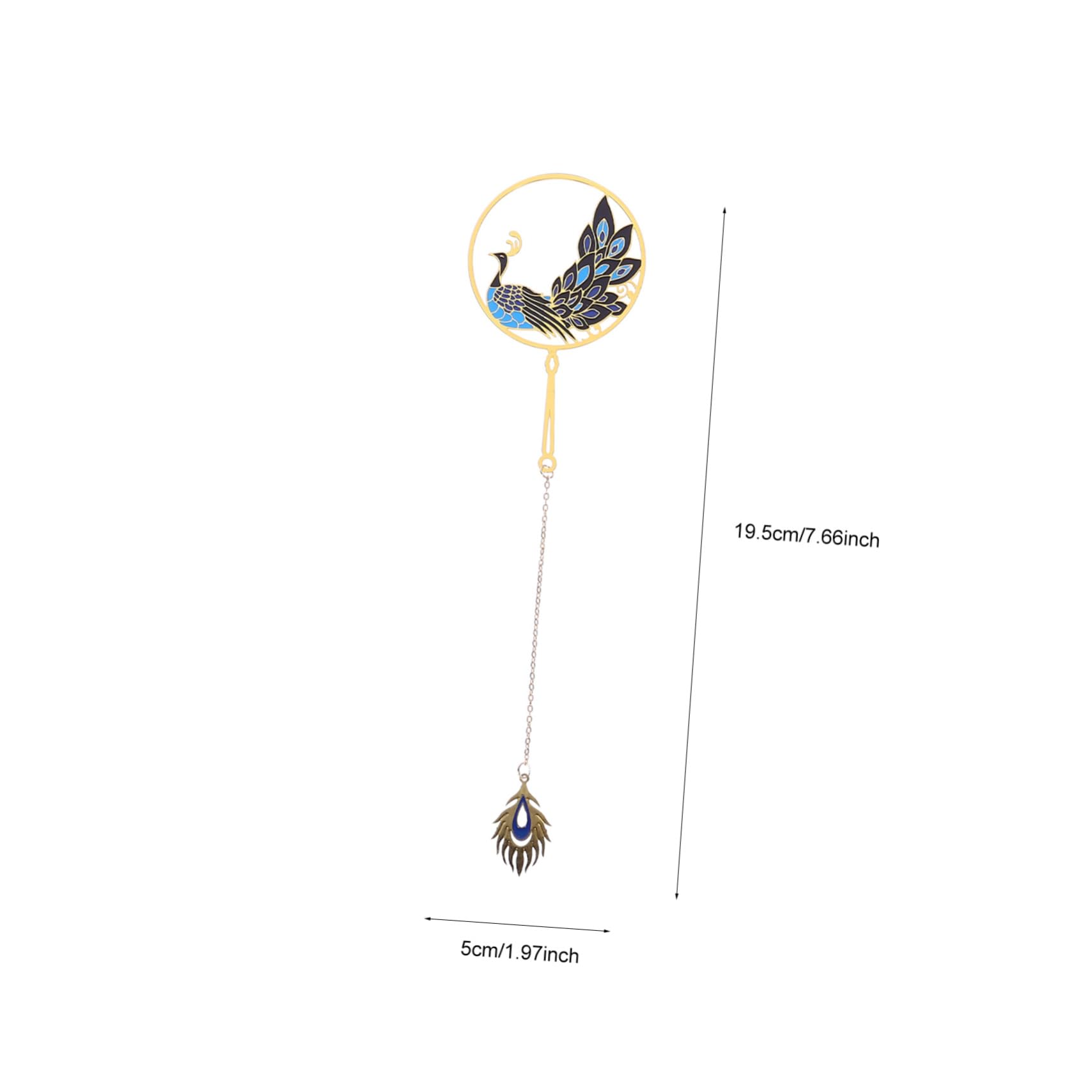 SHINEOFI 6piezas Marcadores De Página De Metal Hollow Con Borlas y Cadenas Colgantes Elegantes y Para Lectores y
