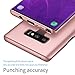 Arkour Compatible with Samsung Galaxy Note 9 Case, [Ultra-Thin & Lightweight] Matte Texture Hard Plastic Stylish Protective Slim Cover for Samsung Galaxy Note 9 (Rose Gold)