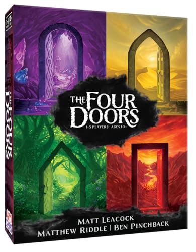 Happy Camper - The Four Doors | Cooperative Game by Pandemic and Forbidden Island Creator | Super Portable | Great for Solo Play, Two Players, and...