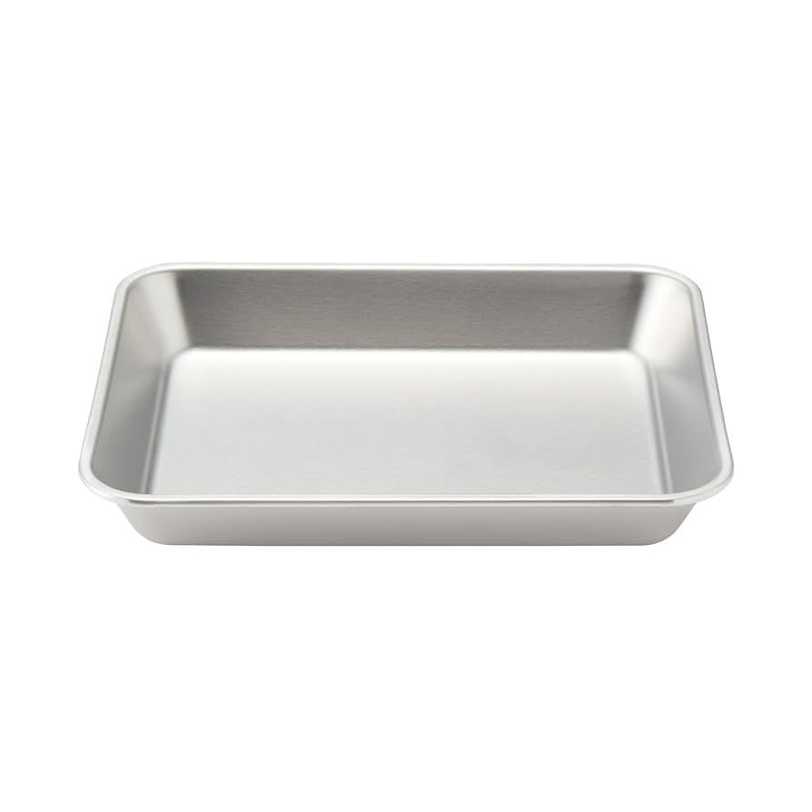 Amazon｜無印良品 ステンレス バット 白 小 MCD79A0A｜バット