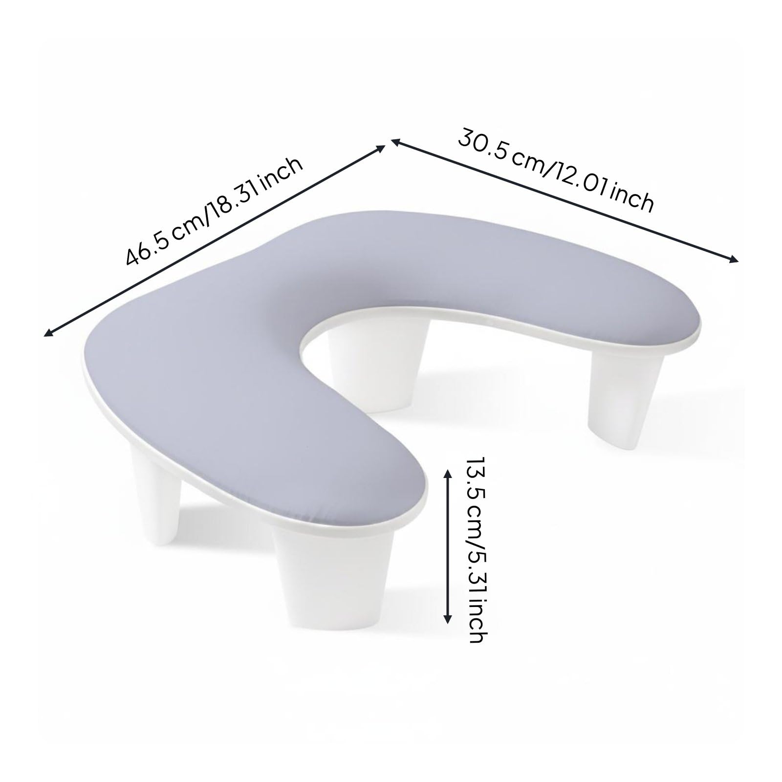 Cuscino Poggiamani Ergonomico Design Rimovibile Morbido e Confortevole per Onicotecnici, style to 2