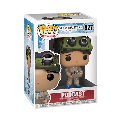 Funko Pop! Movies: Ghostbusters: Afterlife - Podcast - Ghostbusters Afterlife - Figura de Vinilo Coleccionable - Idea de Regalo- Mercancia Oficial - Juguetes para Niños y Adultos - Movies Fans