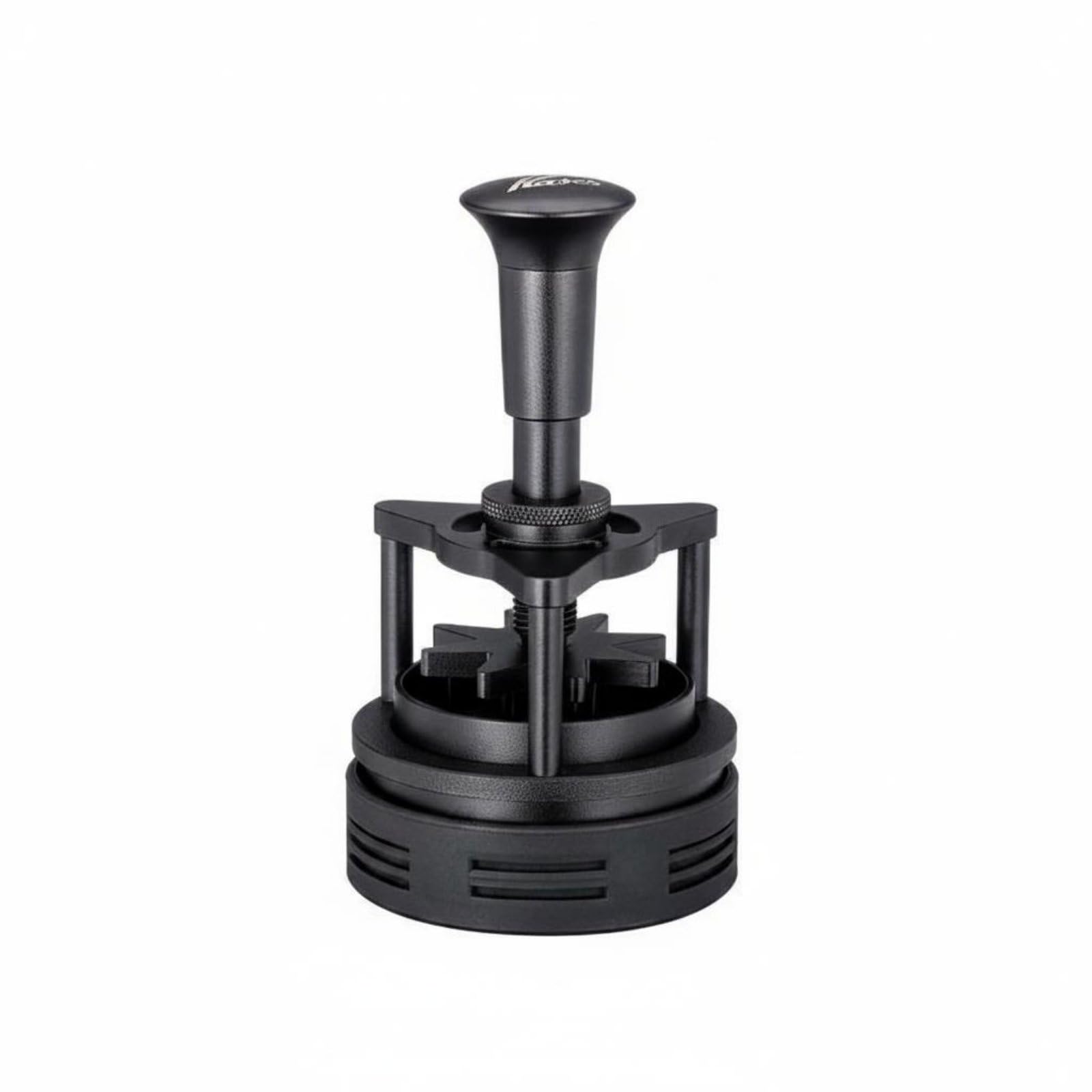 Distribuidor de Agujas Giratorio Calidad Profesional Rompegrumos de Café Automático Magnético Nivelador Café Cafetera Émbolo para Baristas, 53MM