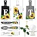 Bucherry Set of 6 Sunflower Kitchen Decor Sets Eat Signs Fork and Spoon Wooden Wall Hanging Plaques Farmhouse Sunflower Kitchen Decor and Accessories