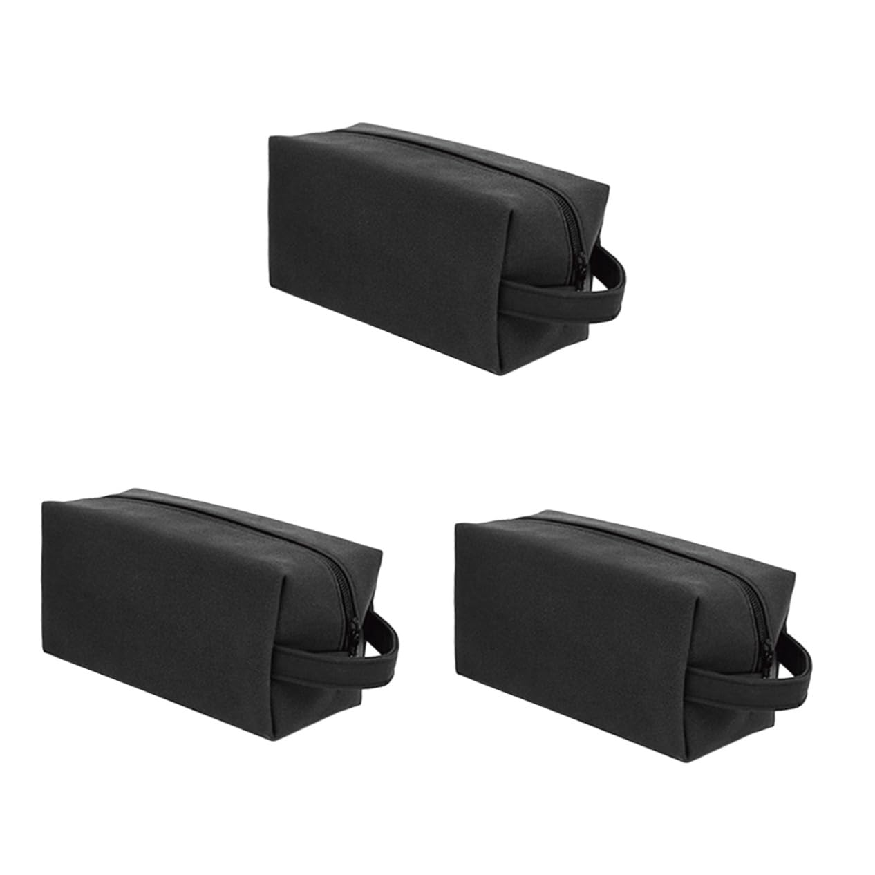 3piezas Neceser De Viaje para Hombres Organizador De Artículos De Aseo Bolsa De Cosméticos Portátil con Diseño Compacto y para y