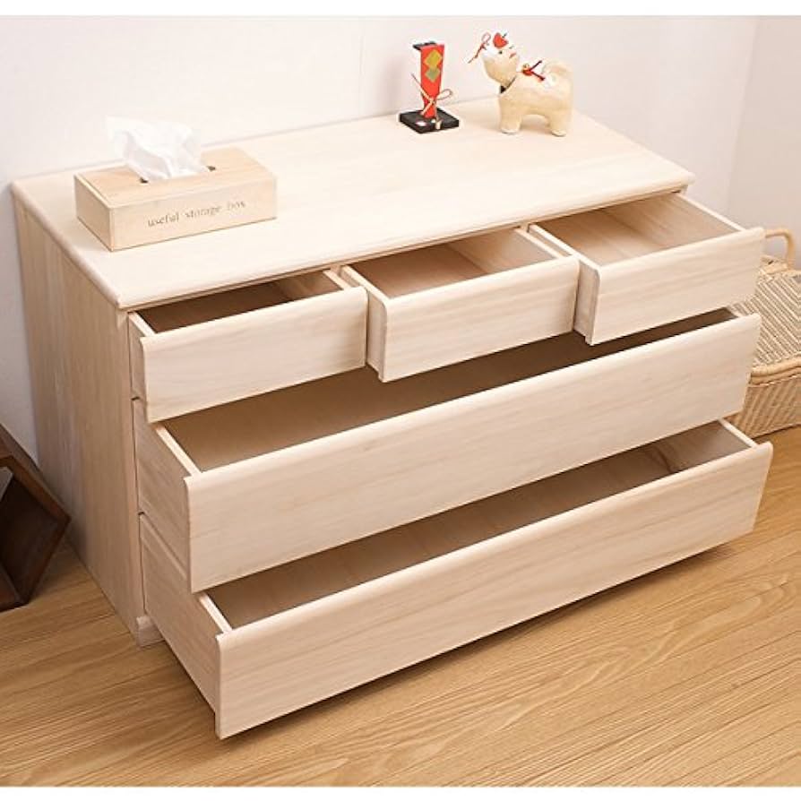 桐クローゼットチェスト１００幅３段 幅100 奥行52 高さ53.3】桐クローゼット収納M100センチ幅取っ手