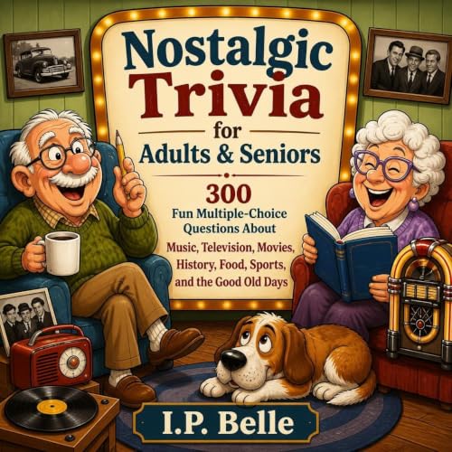 Nostalgic Trivia for Adults & Seniors : Fun Multiple-Choice Questions About Music, Television, Movies, History, Food, Sports, and the Good Old Days image 2