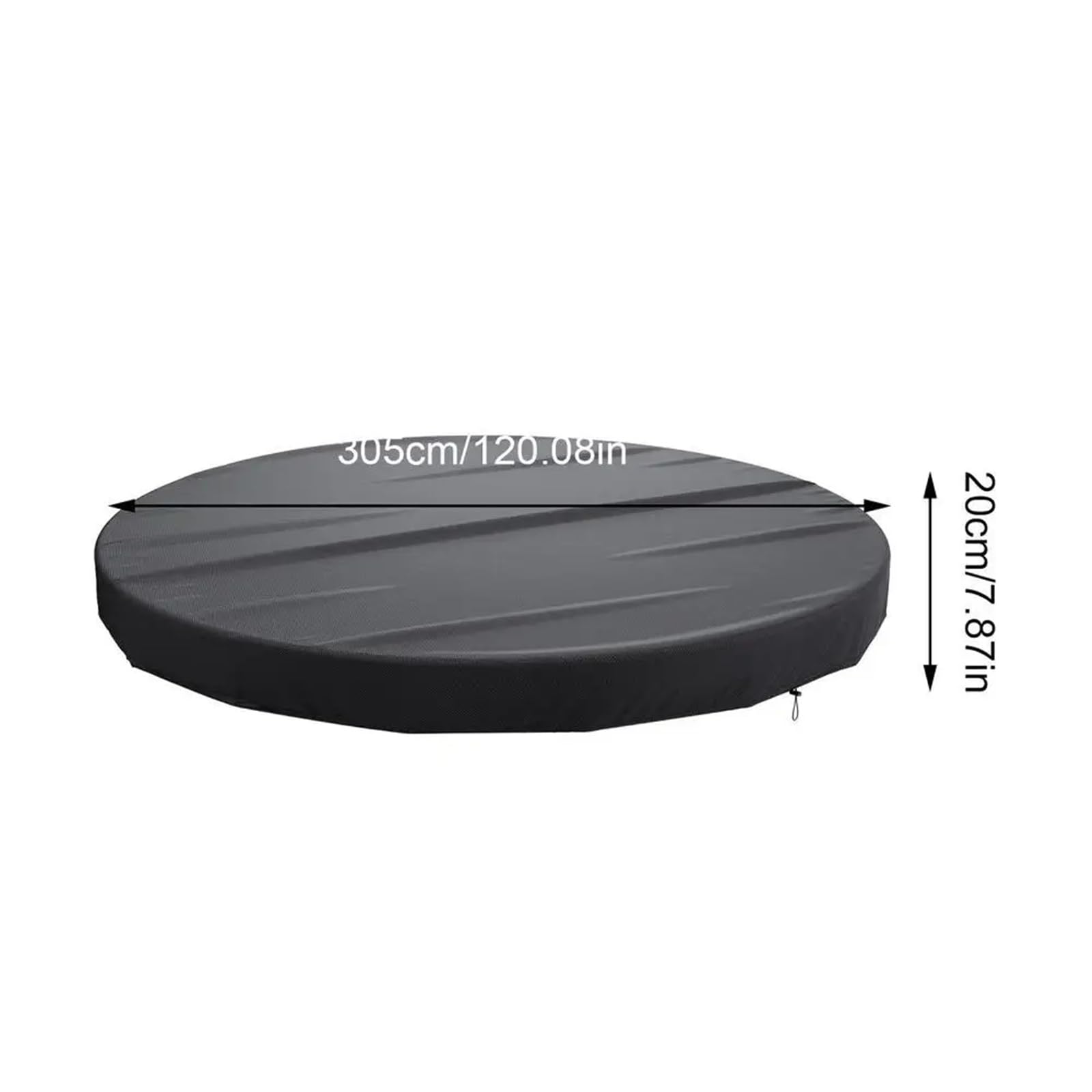 Bâche de sécurité imperméable pour piscines gonflables hors sol – Couverture de piscine extérieure de 4,6 m, solution de sécurité durable pour piscine