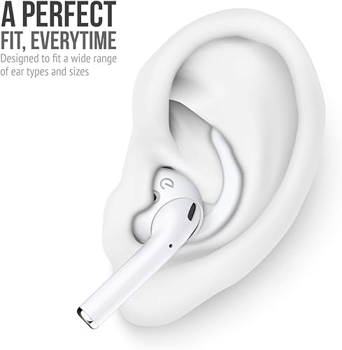 Miniatura 7 de EarBuddyz 2.0 Apple auriculares y cubre auriculares, con complemento para auriculares iPhone, transparente (2 pares)