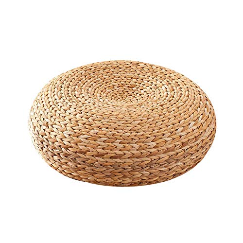 Venus valink Intrecciata Meditazione Cuscino Rotondo Paglia Trama Fatto a Mano Pavimento Yoga Sedia Tappetino, Pouf, tè Cerimonia Worship Budda Imbottitura Futon Seduto - A