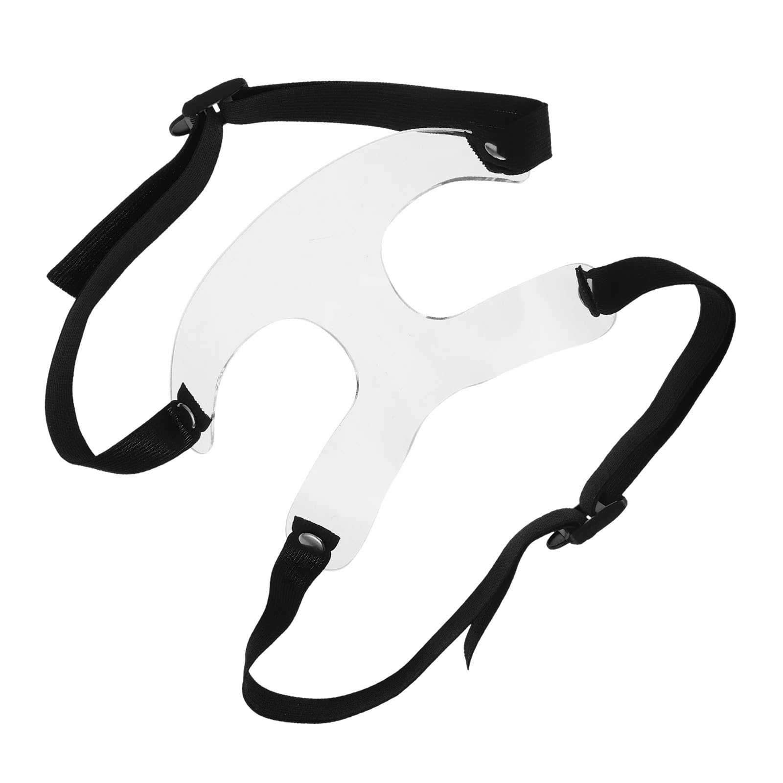 Máscara de Entrenamiento para Baloncesto Protector de Nariz Ajustable Transparente, máscara Protectora for la for Hombres y Mujeres, Baloncesto, fútbol, ​​Deportes, Protector Facial, atlética