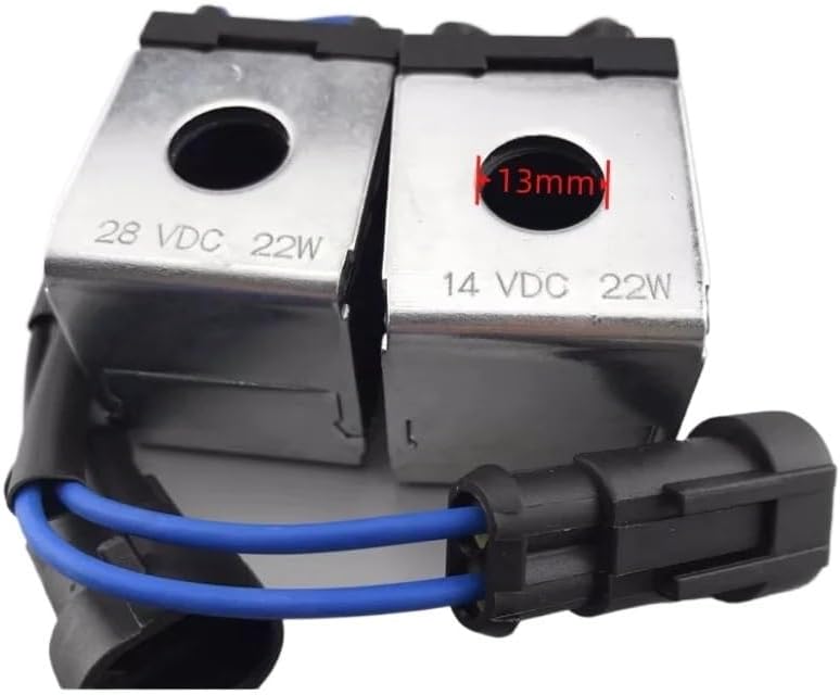 XG821822 ZY150-8 Solenoid Valve Coil Inner Hole13MM Height36MM(Iron case,DC14V)