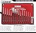 ARES 50005-16-Piece Punch and Chisel Set - Tapered, Pin, Center Punches & Cold Chisels for Various Applications