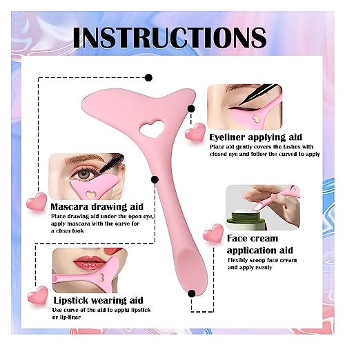 Redodo Set di 4 stencil per eyeliner in silicone