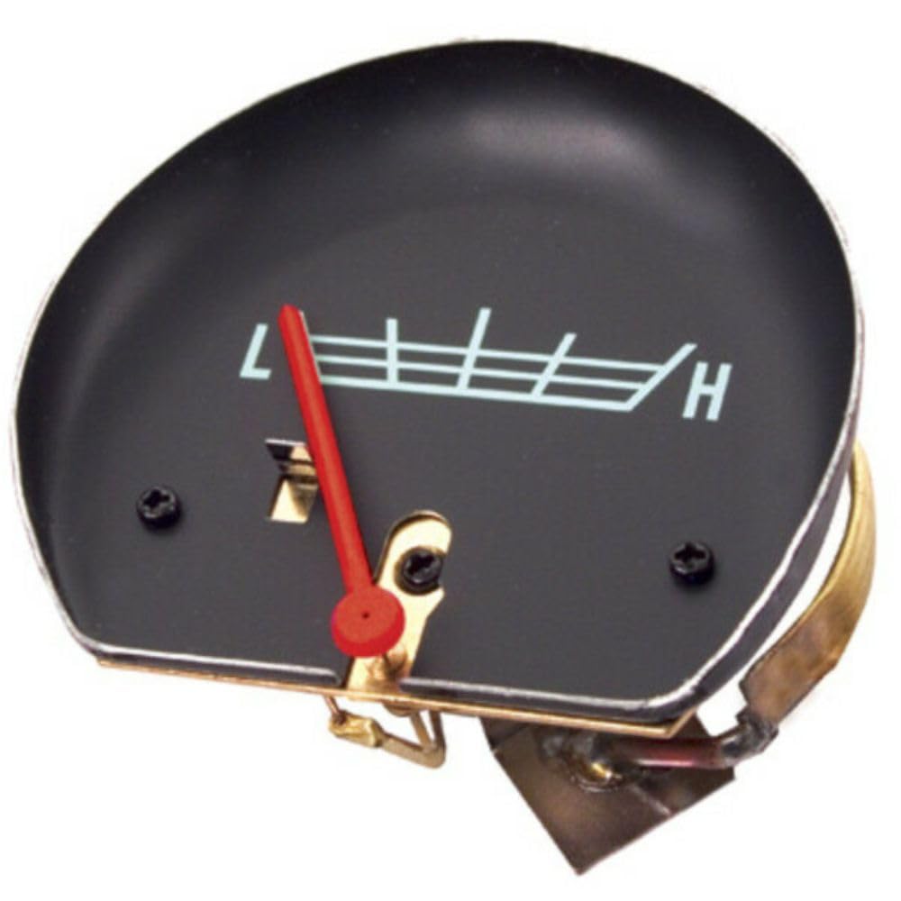ApUaTrOt Compatible with Truck Fuel Oil Pressure Gauge w/Red Needle for Car