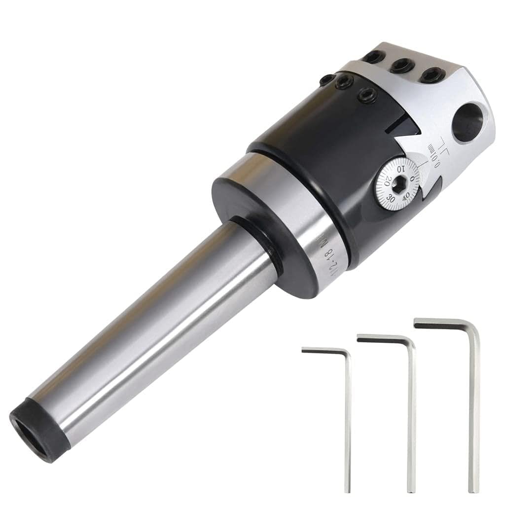 Generico Testa Foratura 50 mm con Gambo MT3 per Fresatura al Tornio,Articoli di ferramenta,Utensili,Fresatrici-146681