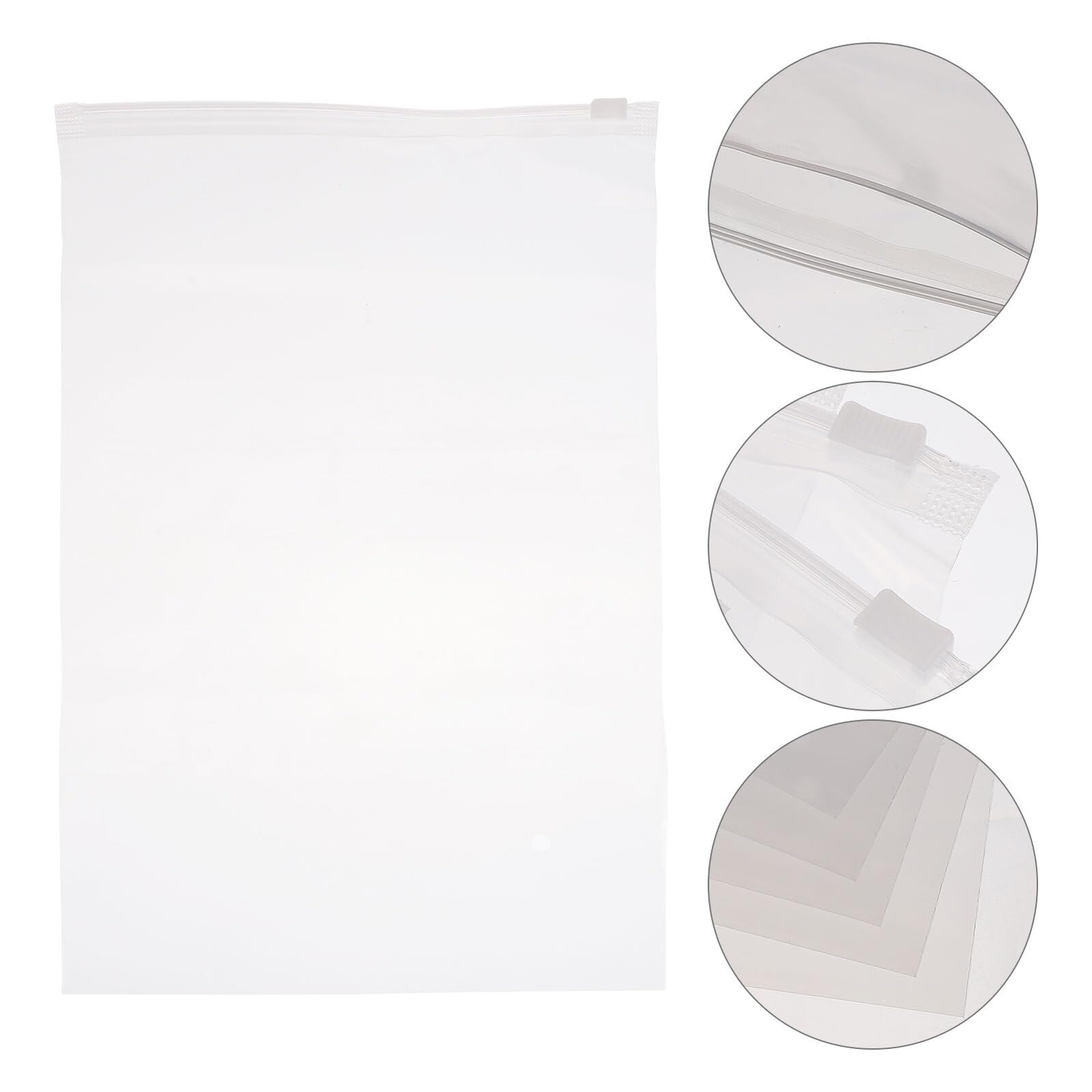 KOMBIUDA 100 Stück Reise Kleiderorganizer mit Kordelzug Transparente Aufbewahrungsbeutel aus 12 mikron Kunststoff Leichte Verpackungstaschen 20x30cm für Koffer und Kleidung