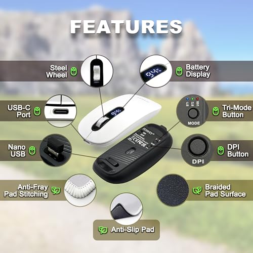 ITAWEY Bluetooth Mouse & Pad Combo - image 3