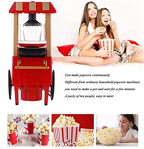 LLLZM Popcornmaschine, Popcornmaschine fr Zuhause, Popcorn Maker mit AntihaftbeschichtungGesundes Snack – Bild 3