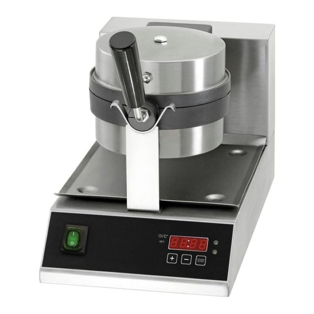 Commercial Premium Waffle Maker Digital Control Single Round DA-WM3