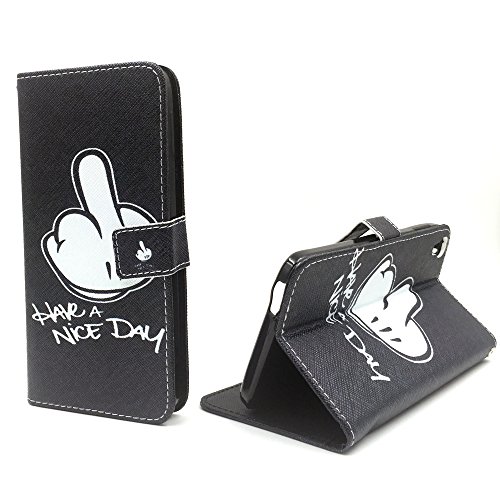 König Boutique Housse étui de protection pour Alcatel Idol 3 5,5 pouces Smartphone Étui à rabat