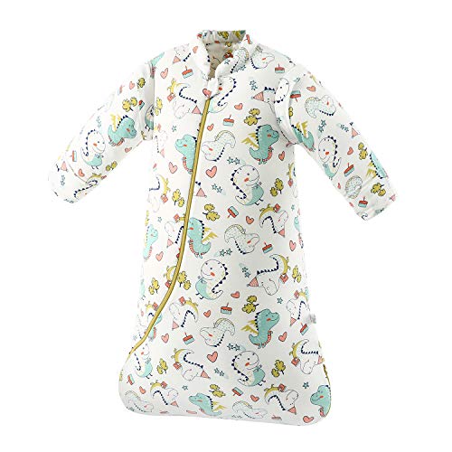 Toddler Sleepsack Winter Warm Wearable Blanket 3.5 Tog Sleeping Bag, Dinosaur 2T-4T