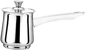 Bule de café turco de aço inoxidável, mini panela para molho, cafeteira, aquecedor para uso diário, doméstico e escritório, 900ml