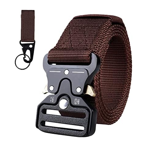 HYCOPROT Tactical Belt with Quick-Release Buckle Cover