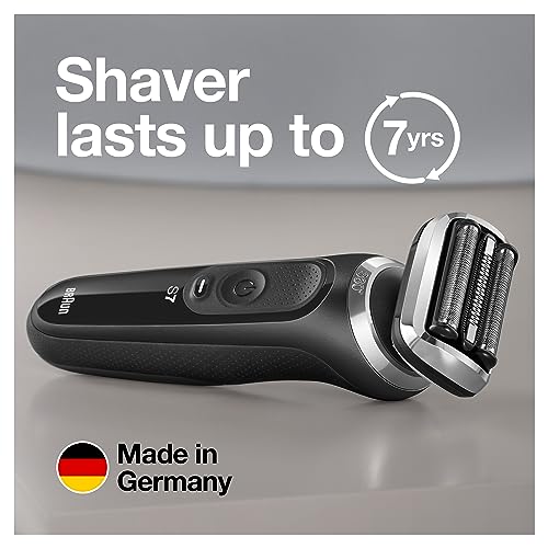 Braun Series 7 7075cc Electric Razor for Men with SmartCare Center, Beard Trimmer, Wet & Dry, Rechargeable, Cordless Foil Shaver, Black - image 8