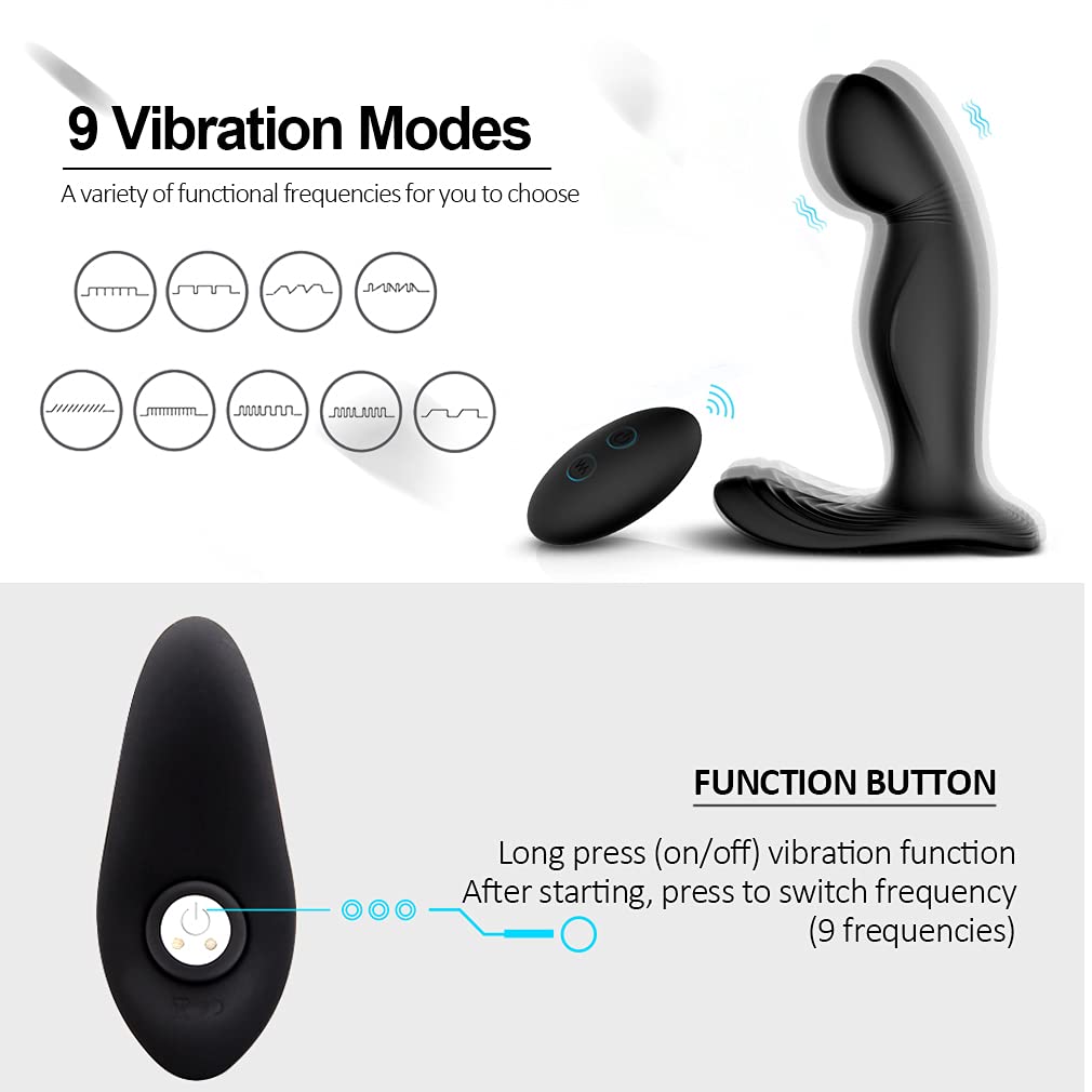 -STUKE Vîbrạtórẹ Stimolａtore Próstatａ Ｍassaaaiａtore Uomo Elettrico, Bútt Plúg Anａlè 𝑫A 𝑫Onna Ｖībràntè Ġａy Silicone, Vîbratorí Sěssò Anａlì per 𝑫Onna Princìpiante Puntò Ġ con