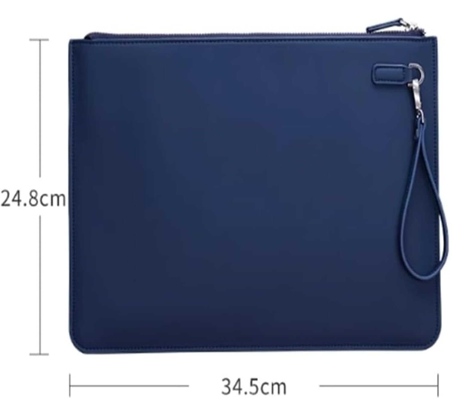 Etui na dokumenty ze skóry PU, teczka na dokumenty, wielokolorowe, 24,8 x 34,5 cm(Black)