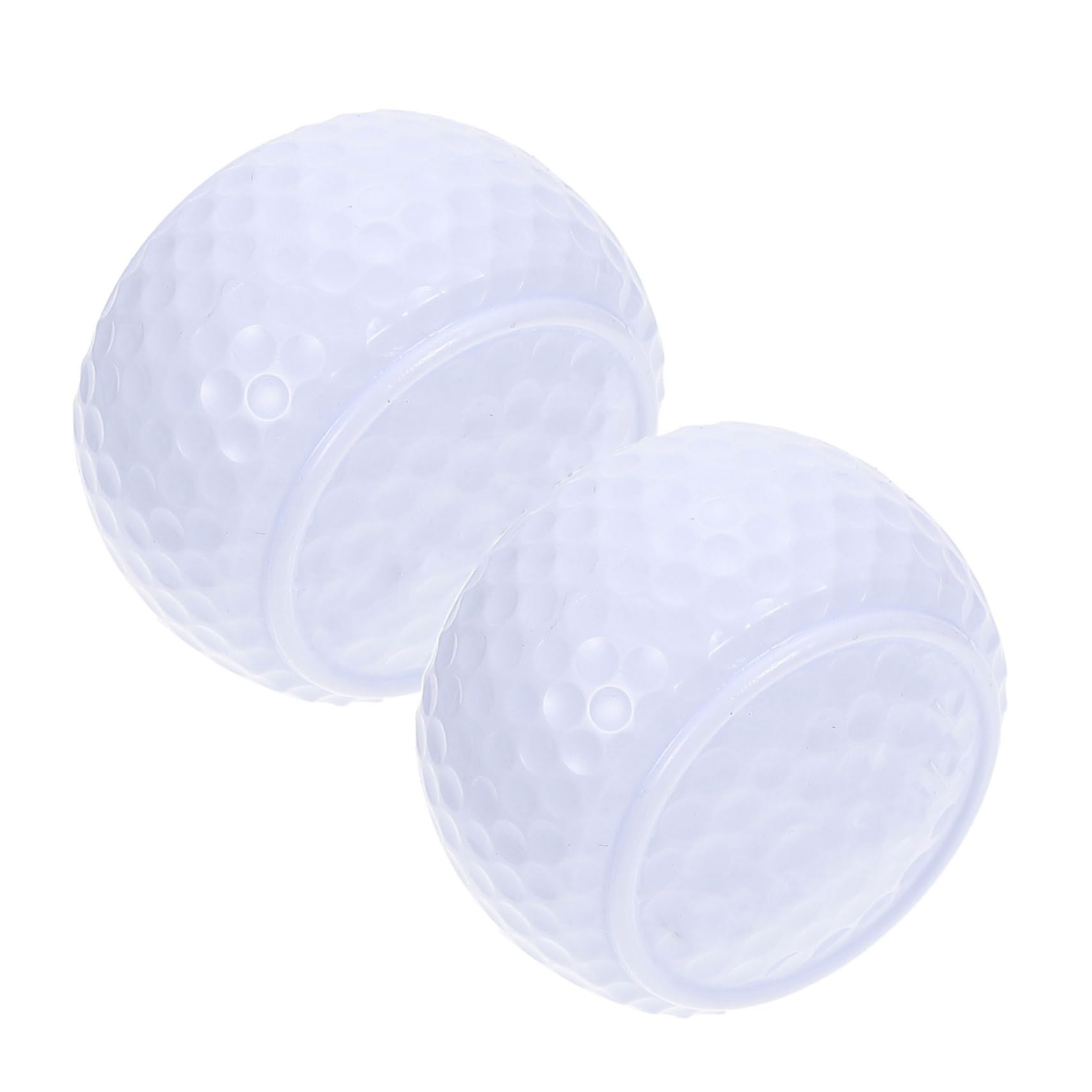 Toddmomy 2Pcs Professional Golf Training Balls for Indoor Practicing with Putting Rod Durable Synthetic Golfing Accessories for Skill Development and Practice