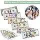 120 Blätter Prop Money,Spielgeld Dollar Scheine Originalgröße,Copy Money,Spielgeld für Kinder Kaufladen,Cash Film Play Toy Set (20 x 1$,10$,20$,50$,100$)