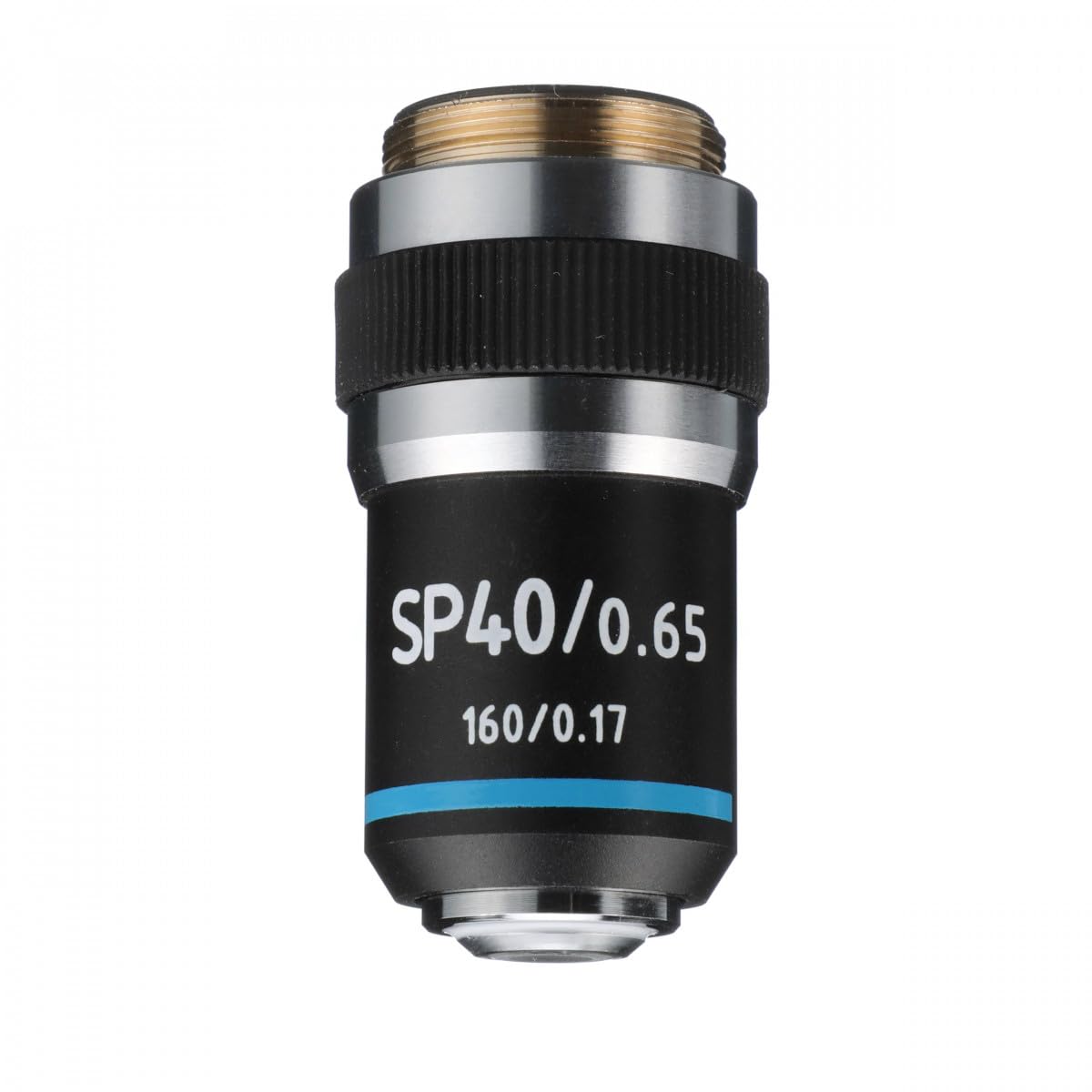 AccuscopeMicroscope Objective, 40xR DIN Semi Plan Achromat - N.A. 0.65-0.38mm Working Distance - 160mm Length - Fits EXC-120 Series Microscopes