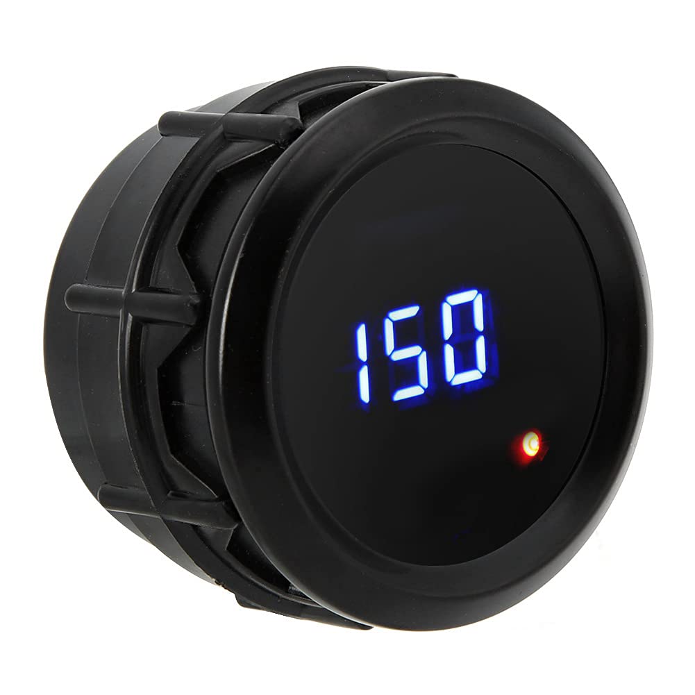 Akozon Termometro Olio 52 mm LED Blu Indicatore Temperatura Digitale per Auto