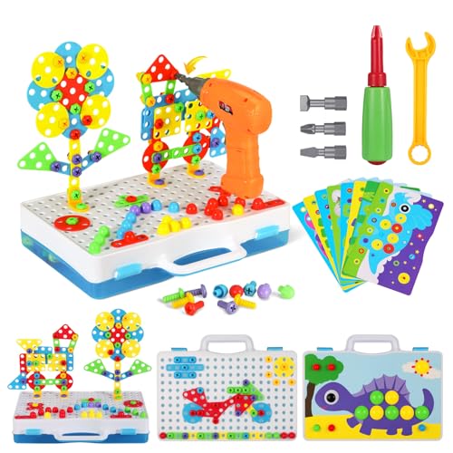 224 PCS STEM Building Toys for Kids Ages 4-8, Creative...