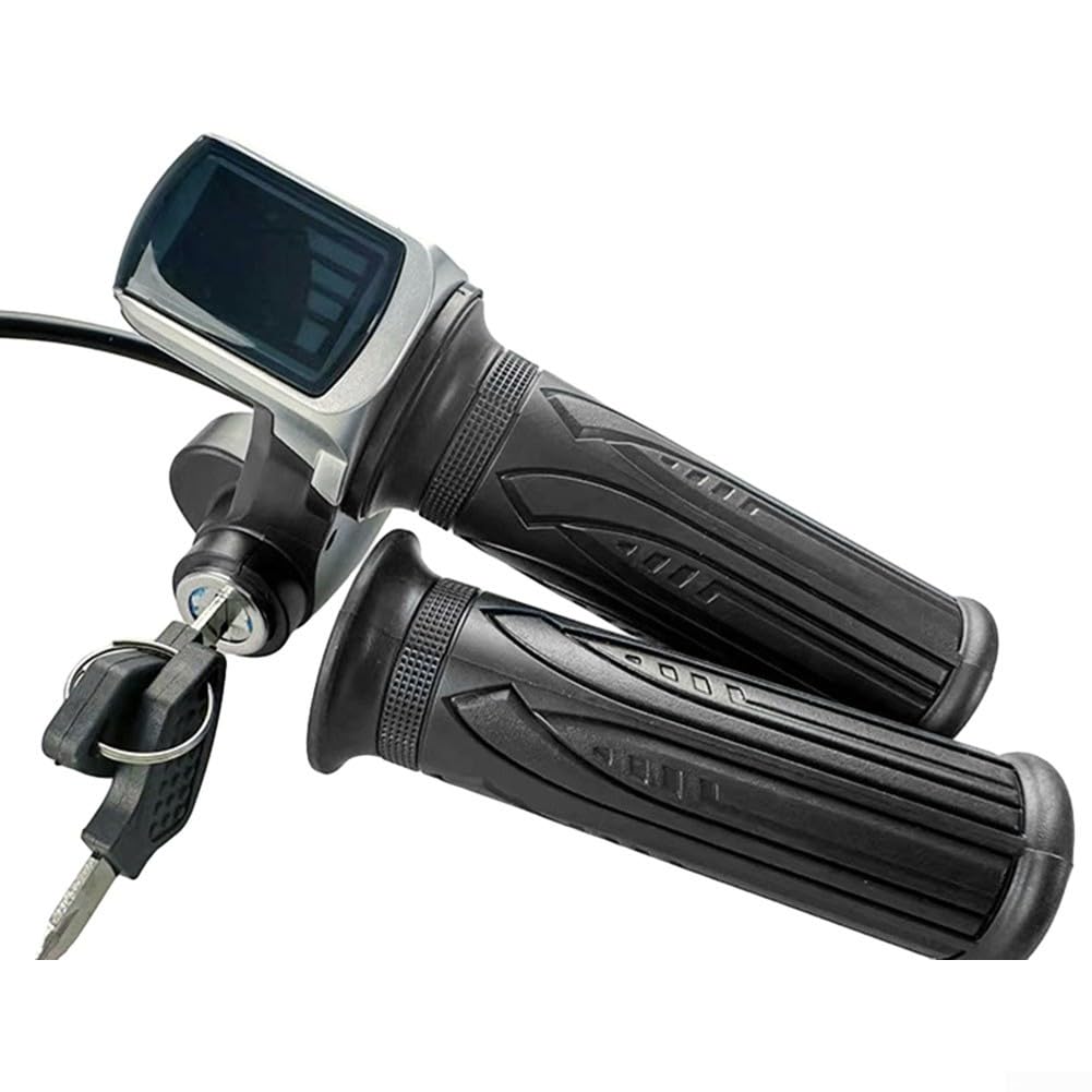 Poignée D'Accélérateur Vélo Électrique 36V/48V Avec Affichage LED Tension Temps Réel