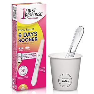 The Mega Deals First Response Pregnancy Tests Early Result Pregnancy Test 2 Pregnancy Test Strips and 2 Urine Cups, 4…