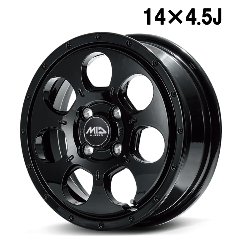 Amazon.co.jp: 【ホイールのみ 4本】MID WHEELS MUD AGENT マッド
