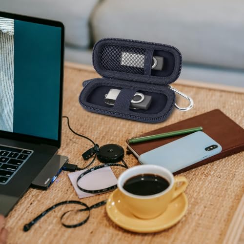 Image of USB Flash Drive Case, SD Card /Thumb Drive /Memory Cards Holder, Bag Only | SDXC /SDHC Storage, Electronic Accessories Organizer for SanDisk / for Samsung, for Students /IT /Office /School /Travel, Royal